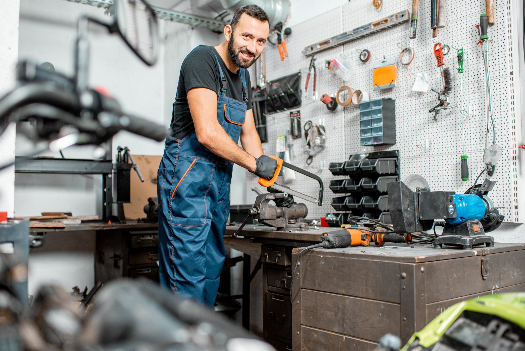 Handyman Working at the Workshop